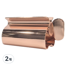 World Clean 不鏽鋼牙膏擠壓器, 粉紅色, 2個