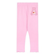 Care Bears 女童用 Love-a-lot Bear 荷葉邊內搭褲