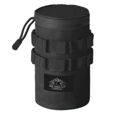 ISE MOUNT 小島嶼山 戰術水杯收納袋 大號 600D牛津布, 黑色, 1個