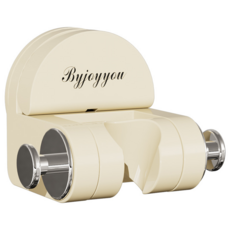 byjoyyou 吸盤式花灑架, 65 x 85 x 64.5mm, 奶油白, 1個