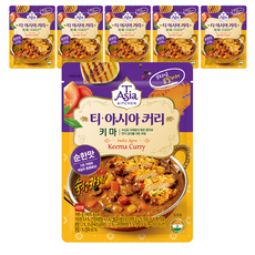 티아시아키친 키마 커리 분말, 100g, 6개