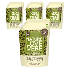 네이쳐러브메레 유아 녹두 유연제 리필형, 1.3L, 4개