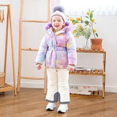 Walton Kids 女孩彩虹獨角獸跳台滑雪衫