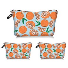 糖醋檸檬橙化妝包3p套組