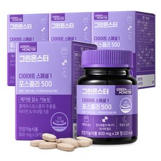 그린몬스터 다이어트 스페셜1 포스콜리500, 28정, 4개