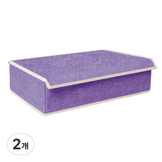 스타 라인 속옷 정리 박스 17칸, 13 퍼플, 2개