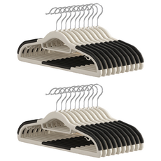 BangJiaShi 幫家適 無痕衣架 10個, 曜夜黑, 2組