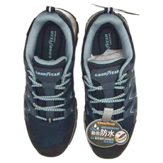 GOODYEAR 固特異 女款低筒戶外鞋 藍色 動態防水, 245mm
