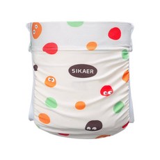 SIKAER 喜可褲 印花系列 機能環保布尿布 360度全方位防水防漏 透氣不悶熱 迅速吸收 適用於0-3歲嬰兒, 圓點點, 1件