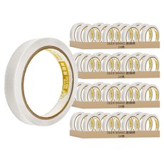 DEER BRAND 鹿頭牌 薄型手撕雙面膠帶 12mm x 15Y 24捲, 4盒