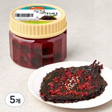 강경신안상회 양념깻잎, 5개, 500g