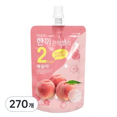 더존건강 더 조은 한끼곤약젤리 복숭아 1개입, 150g, 270개