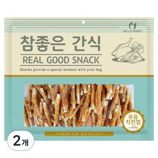 참좋은간식 강아지 건조간식, 우유치킨껌, 600g, 2개