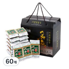바다친구 서천 명품김 도시락김, 4g, 60개