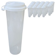 Draw Life 可重複使用杯 1000ml + 一般杯蓋組合, 1套, 20個