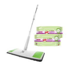 3M Scotch-Brite 百利 All Touch 標準型拖把 + Basic 濕拖清潔布 Double Action Plus 25張 x 2入, 1套