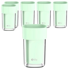 戶外旅行露營收納牙刷杯 20.6 x 7.3 x 7.3cm 綠色, 100g, 6個