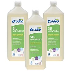 에코두 프랑스 식기세척기세제 액상형, 1L, 3개