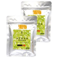 코겐 헤나파우더 염색약 100g, 라이트브라운, 2개