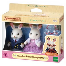 EPOCH Sylvanian Families 森林家族 巧克力兔祖父母 SY-5190, 1盒