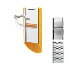 SWISSMAR 刨絲刀磨泥板組合, 黃色, 1個