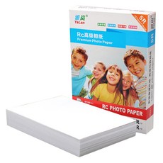 YaLan 高光澤相片列印紙 絲綢, 5X7, 100個