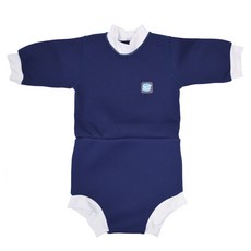 Splash About Happy Nappy Wetsuit 連身版尿布褲 游泳用 男女通用 海軍藍, 大型(L), 1件