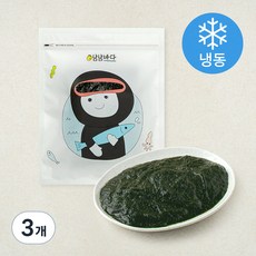 냠냠바다 완도 매생이 (냉동), 3개, 350g