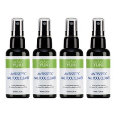 Yuki 防腐美甲工具清潔劑, 60ml, 4個