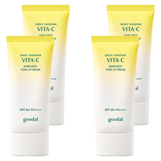 구달 청귤 비타C 잡티 톤업 크림 SPF50+ PA++++, 화이트, 50ml, 4개