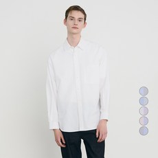 Mind Bridge 牛津寬鬆短袖襯衫 MXWS0150