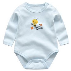 STARDOOR 棉質動物印花長袖包屁衣