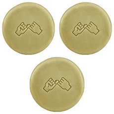 donggubat 正確的洗髮皂 中乾性用, 120g, 3個