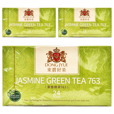 DONG JYUE 東爵好茶 商用茉香綠茶763 兌濾包, 25g, 24包, 3盒