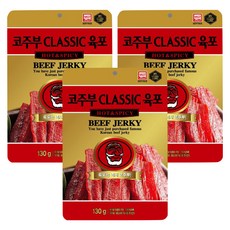 코주부 CLASSIC 육포 HOT & SPICY, 130g, 3개