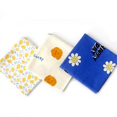 mimikid 兒童用寶物島小方巾3件組