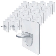 MOADIL 黏貼式層板支架貼, 90個, 透明