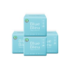 Blue Bleu 棉質包覆護墊, 20片, 4包, 加長型(18cm)