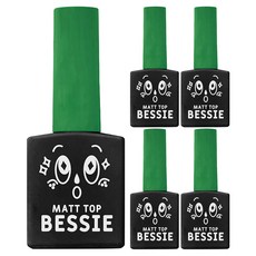 BESSIE 霧面上層凝膠, 單色, 11ml, 5個