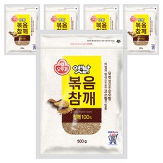 OTTOGI 不倒翁 老炒芝麻, 500g, 5包