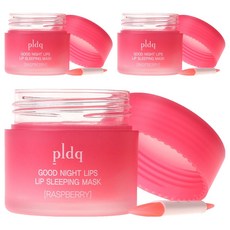 PLDQ 晚安睡眠唇膜覆盆子, 20g, 3個