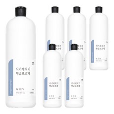 살림백서 식기세척기 행굼보조제, 1L, 6개