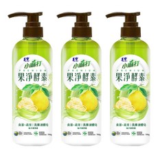 毛寶 酵素蔬果洗滌液體皂 柚子果茶, 700g, 3瓶