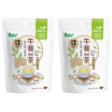 義美生機 台灣牛蒡糙米茶 無咖啡因 溫和滋養, 12g, 10包, 2袋