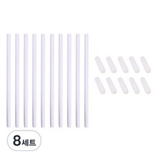 Mungudam 鉛筆2b 5p+鉛筆帽5p+一次性小包套裝, 白色（鉛筆)、透明（鉛筆帽)、隨機出貨（一次性小包), 8組