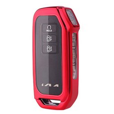 크로니클 기아 쏘렌토 슬림핏 7버튼 스마트키 케이스, 레드, 1개, 기아 슬림핏 7버튼타입