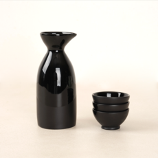 Happy Jung Korea 夜海酒瓶組, 酒瓶 + 酒杯 3入, 1套