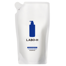 LABO-H 涼爽無油健髮洗髮精補充包, 1個, 400ml