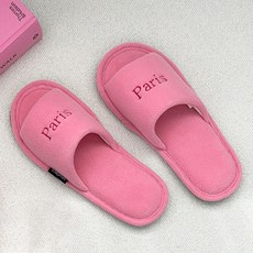 La Bellaco 蜂蜜世界城市刺繡室內拖鞋, 1個, 粉紅色