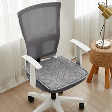 crivel 碳素無磁場鑽石單人電熱坐墊, 45 x 45 cm, 灰色